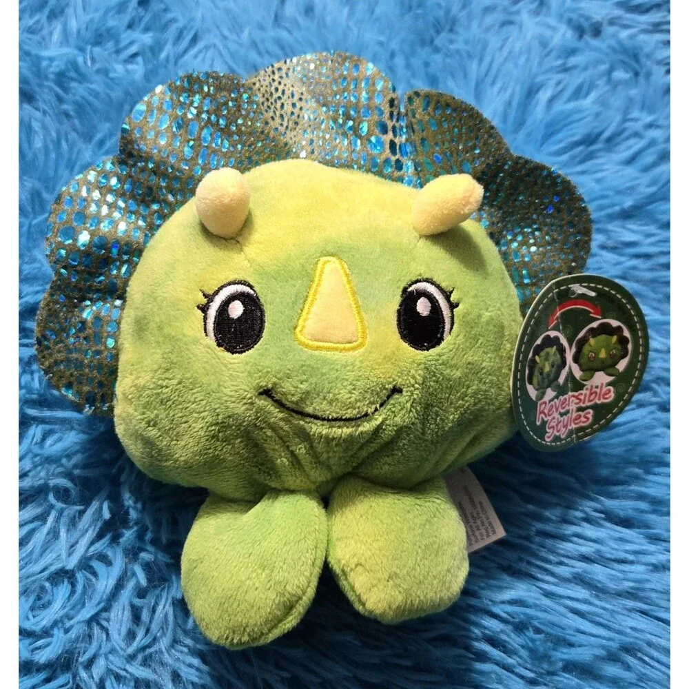 Hug Fun Reversible Flip Styles Happy To Angry Green 6